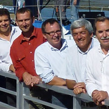 de-gauche--droite-Jack-MICHAL-Franck-MARTIN-Yann-PENFORNIS-Dominique-DUBOIS-Gilles-OLLIER