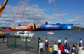 Mise à l'eau de St Michel Virbac