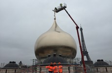 Pose dome Cathedrale russe